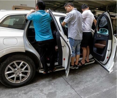2 pz pedale passo laterale barra nervosa per sigillo BYD U Song Plus EV 2023-2025 - Foto 8 di 8