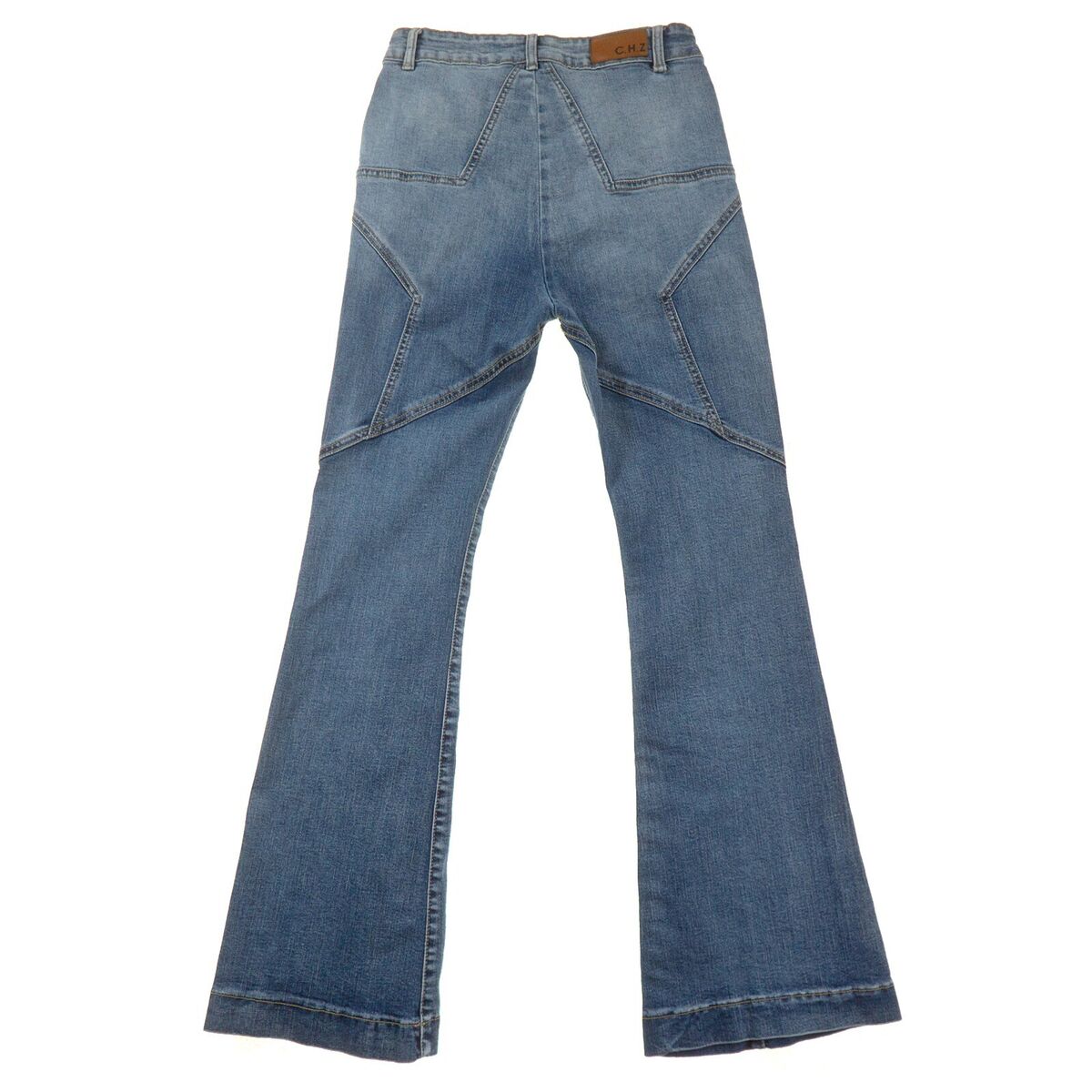 C.H.Z. Bootcut Jeans Womens 29 High Rise Medium Blue Denim C.H.Z. Bootcut Jeans Womens 29 High Rise Medium Blue Denim