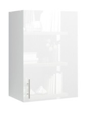 JD Greta Kitchen Wall Unit 500mm Storage Cabinet Cupboard – White Gloss