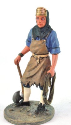 Sammelfigur Feuerwehrmann Firefighter Figur Straßburg Frankreich 1780 1:32  7 cm