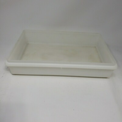 Vintage Tupperware Rectangle Sheer 13x9 Container 290 Sheer Some Wear NO LID