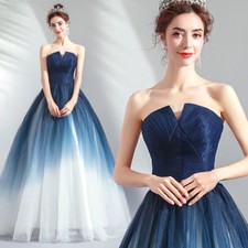 Noble Evening Formal Party Ball Gown Prom Bridesmaid Gradual Host Dress TSJY9611