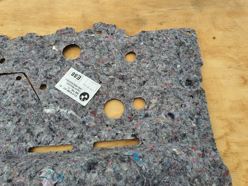BMW 1 Series E82 E88 2004-2013 Rear Left Sound Insulation Side Panel 6960407 - Picture 8 of 12
