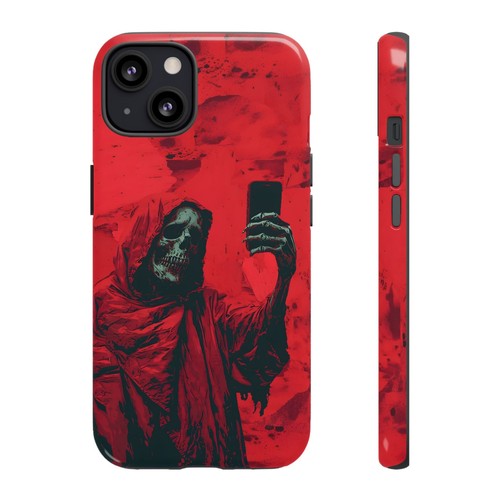 Tough Phone Case Grim Reaper Selfie. Apple iPhone, Samsung Galaxy, Google Pixel - Picture 100 of 280
