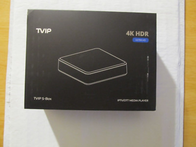 TVIP V.605 TV Box 4K Quad Core Linux Box HD  Set-Top Box 2.4/5Ghz WIFI TVIP Box