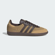 adidas Originals Samba OG in Golden Beige and Dark Brown All Sizes Limited Stock