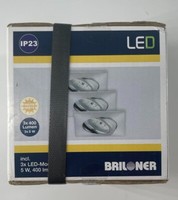 Briloner 6997-039 - Set 3X Led Badezimmer-Einbauleuchte LED/5W/230V IP23