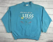 VTG Guess Sweatshirt by Georges Marciano Size Medium Made In USA New York Paris