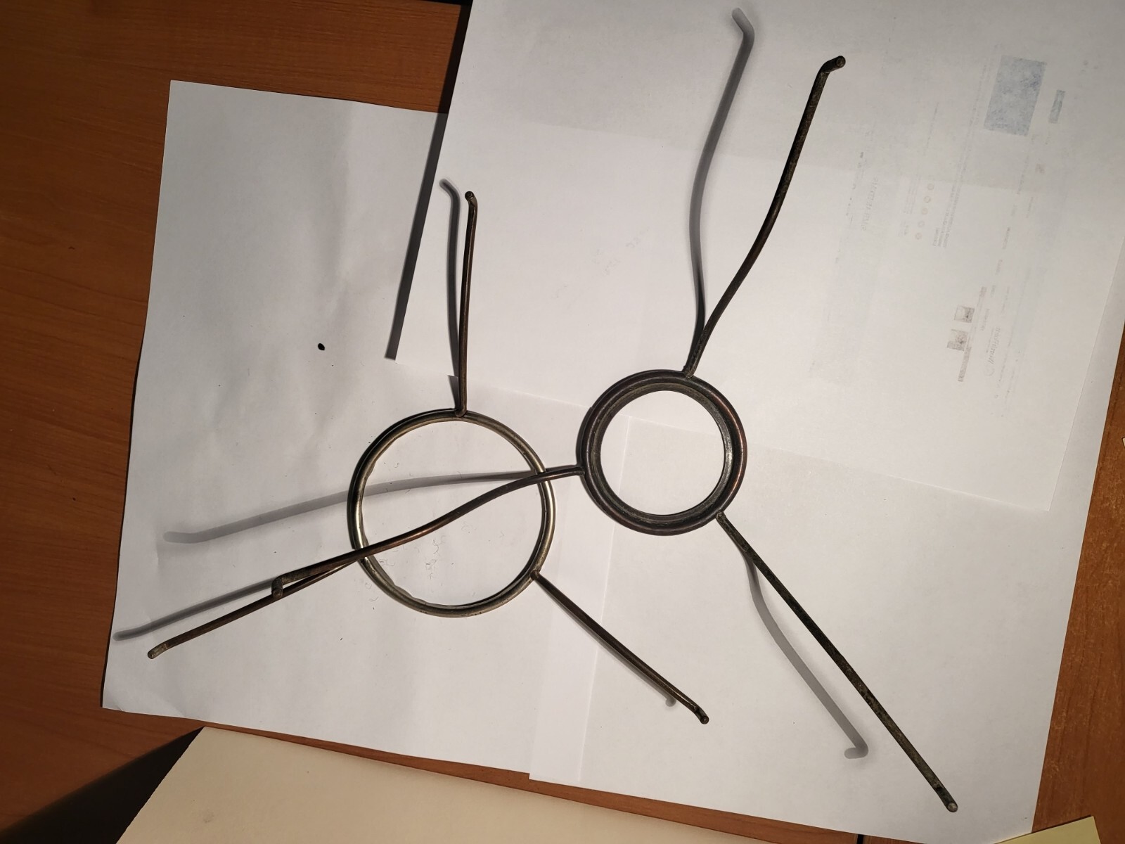 2 Vintage Aladdin Lamp Shade Holder's 10 inch and 12 inch eBay