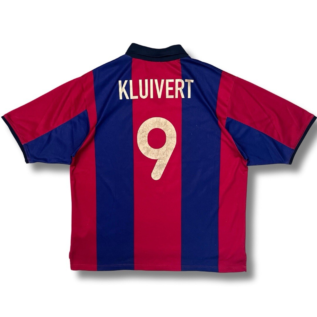 正規品Nike Barcelona 1999-01 Kluivert 9 XL Nike 1999-01 FC BARCELONA *RIVALDO* SHIRT TRIKOT XL | eBay