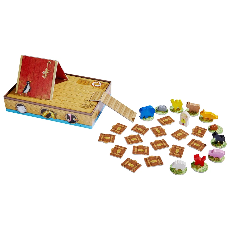 HABA Critter Cruise Cooperative Noah's Ark Memory Game (Made in Germany) - Image 2 of 4