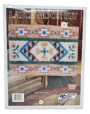 Latch Hook Rug Kit Southwest R878 National Yarn Crafts 20 x 27 in NEW 1988