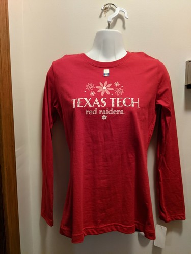 Texas Tech Red Raiders Women's Juniors Large (14) Long Sleeved Shirt NWT