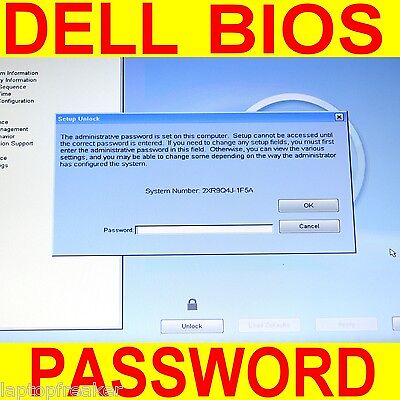 dell new bios password unlock 1d3b 1f5a