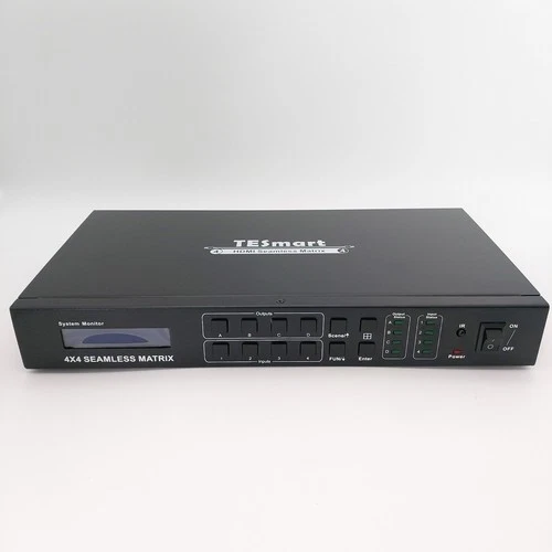 TESmart 4x4 HDMI Seamless Matrix Switch 4K 60fps Modell: HMA0404A70 - Neuwertig