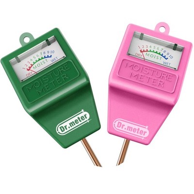 Soil Moisture Meter Green + Pink