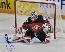 Samuel MONTEMBEAULT Signed 8x10 Photo! Montreal Canadiens GOALIE Team Canada COA
