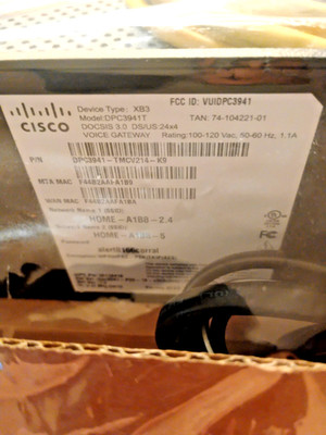 Xfinity Cisco DPC3941T XB3 Wireless Modem Router DOCSIS 3.0 Voice Gateway New