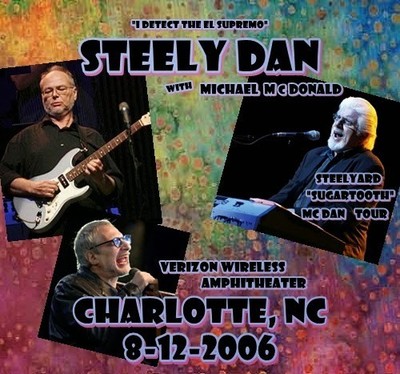 STEELY DAN Live In Charlotte, NC 08/12/2006 Concert DVD (PLEASE READ) Free Ship