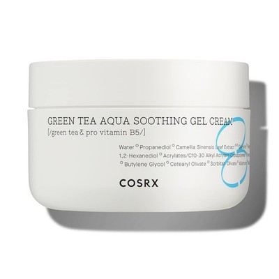COSRX Hydrium Green Tea Aqua Soothing Gel Cream, Lightweight Daily Moisturizer