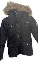 Boys 14/16 Black Weatherproof Winter Coat