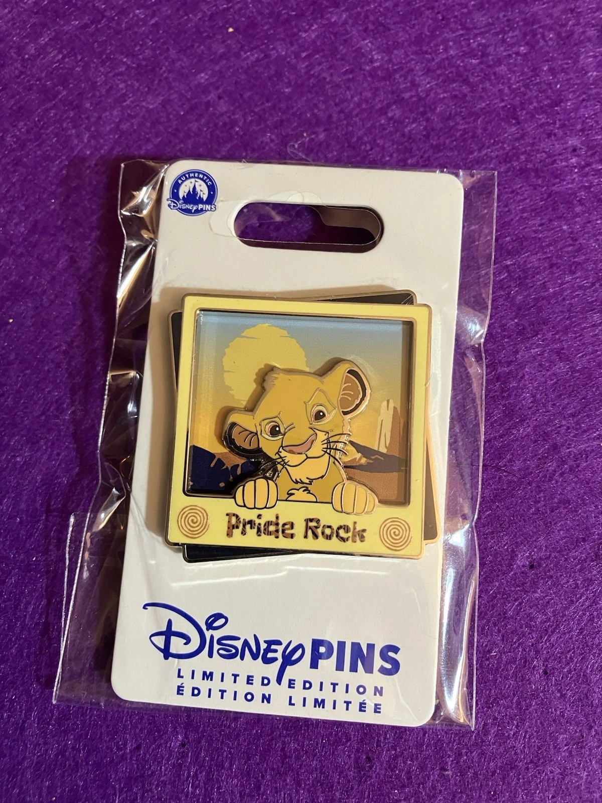 Simba Pin – Pride Rock – The Lion King – Disney Destinations – LE 2000 Pin