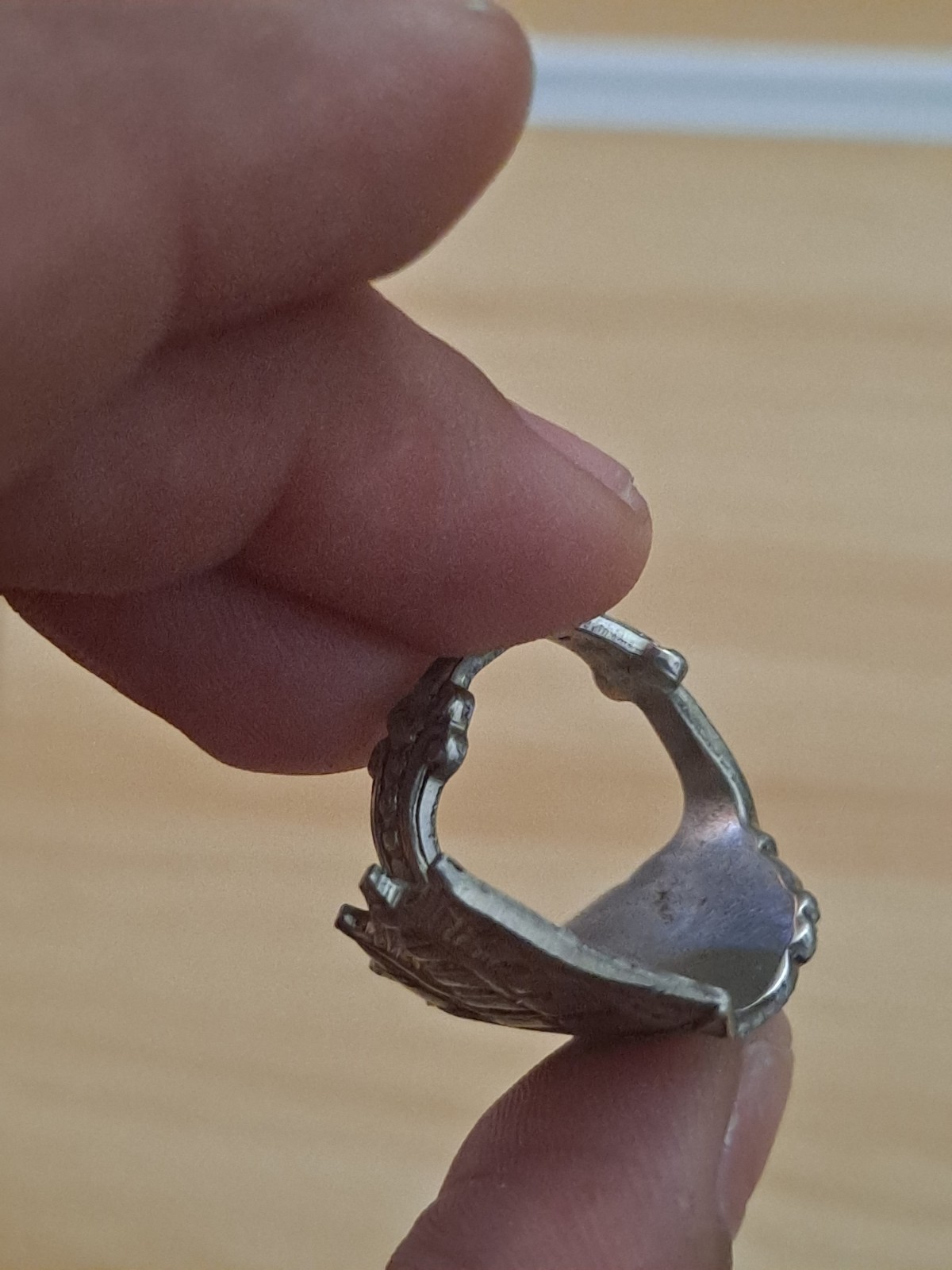 Handmade Spoon Ring Silver Plated - image 7