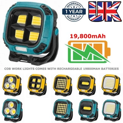 RIGWIG LED USB Outdoor 19800mAh Rechargeable COB Work Light Camping Floodlight