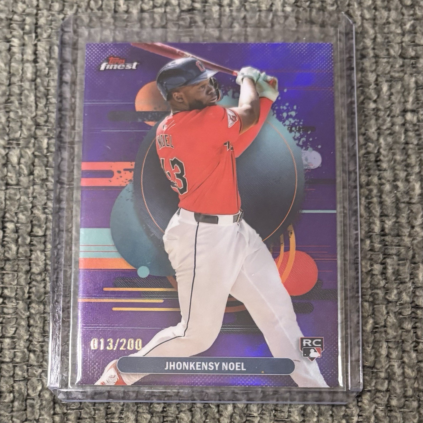 2025 Topps Finest - Uncommon Jhonkensy Noel #117 Purple Refractor /200 (RC)