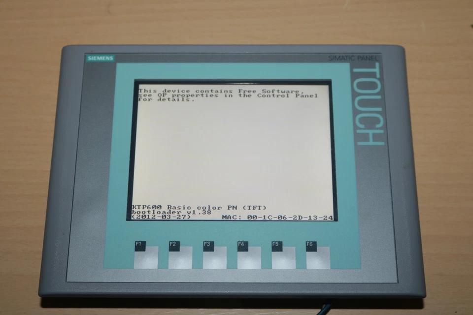 SIEMENS Simatic HMI KTP600 Color 6AV6647-0AD11-3AX0 6AV6 647-0AD11-3AX0 KTP 600 - Photo 4/4