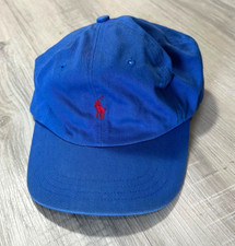 Polo by Ralph Lauren Red Adjustable Leather Strap Baseball Cap Hat