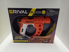 Nerf Rival Curve Shot -- Flex XXI-100 Blaster -- Fire Rounds to Curve Left
