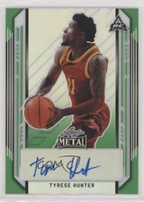 2021-22 Leaf Metal Green Rainbow 4/10 Tyrese Hunter #BA-TH1 Auto 1gj8