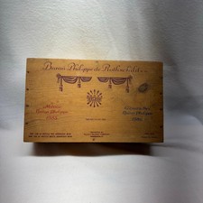 Baron Philippe de Rothschild Wooden Wine Box - Collectible