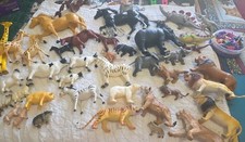 Lot of 40 Vintage animals and dinosaurs