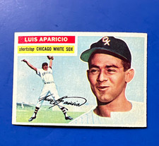 Topps 1956 #292 Luis Aparicio Chicago White Sox Baseball Card Rookie Base. rookie card picture