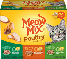 Poultry Selections Wet Cat Food, Variety Pack, 2.75 Ounce Cup (Pack of 24) 7.74 per gallon