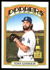 Tony Gonsolin 2021 Topps Heritage #676 Dodgers MLB READ FREE SHIP AutographDen