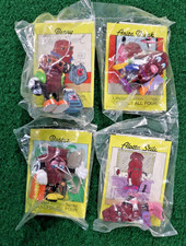 Set of 4 1990's Hardee's California Raisins Sealed Buster, Benny, Anita Break 