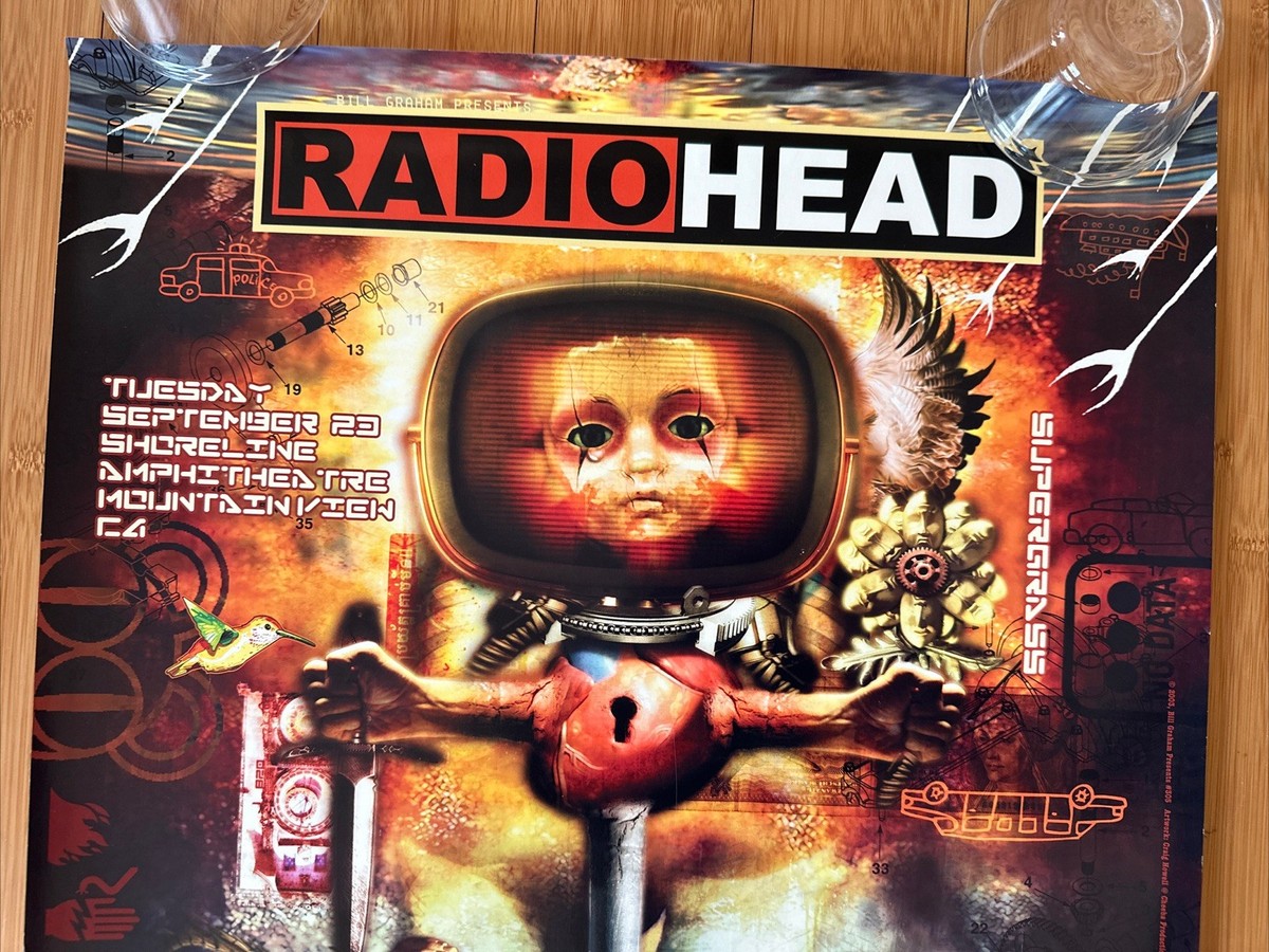 2003 Radiohead Concert Poster Bill Graham Supergrass Stephen