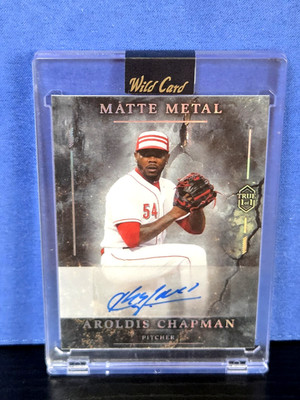  2026 Matte Metal FOTL-AROLDIS CHAPMAN TRUE 1/1 AUTO!  EXTREMELY RARE!  
