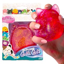 Original Squishmallows  SLIMYGLOOP Pink Gelli Gels  , Slow Rising Sensory