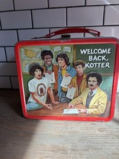 Welcome Back Kotter Metal Lunch Box 1977 Aladdin Vintage - With Thermos