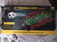 Real Wood Games 16" Foosball Game Tabletop Open Box - Assembly Required