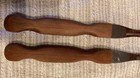 Vintage Cutco Lifetime Warranty Wood Handle 2 Meat Serving Turning Fork No 26 27 — photo 5