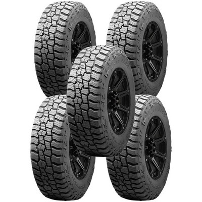 (QTY 5) 285/70R17 Mickey Thompson Baja Boss A/T 116T SL Black Wall Tires