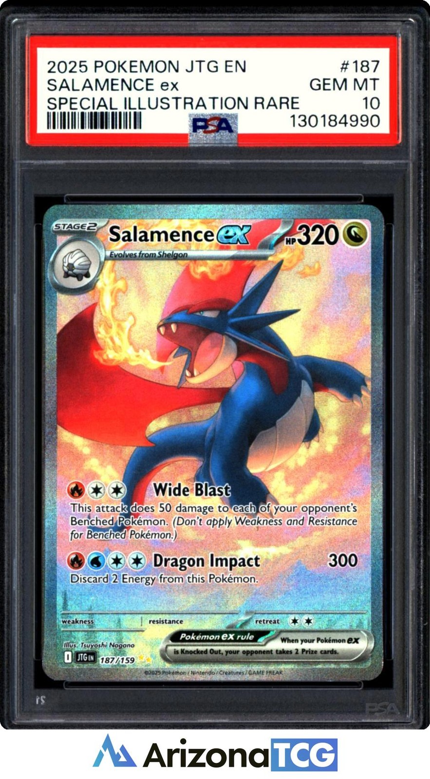 Salamence ex 2025 Scarlet & Violet: Journey Together #187/159