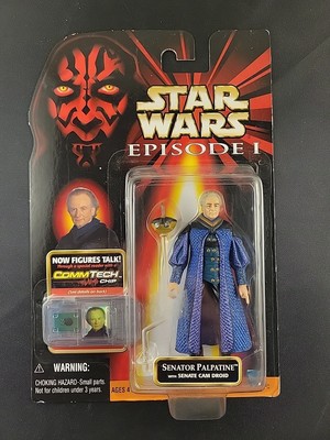 Star Wars Senator Palpatine w/Senate Cam Droid Episode 1. MOC, US/Can/Mex - 1998