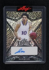 2022-23 Leaf Exotic 1/1 Jalen Wilson #BA-JW2 Auto 1bo7