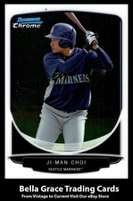 2013 Topps Bowman Ji-Man Choi #BCP9 Seattle Mariners Chrome Prospects MLB 